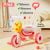 Kids Duck Themed Ride-on Tricycle With Light & Music - Pink