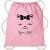 15* Inches Printed Nylon Drawstring Backpack - Assortment