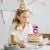 Number 6 Crown Designed Birthday Candle