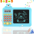 Rechargeable 2in1 Kids LCD Tablet With Calculator - Blue