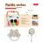 3Pcs Baby Musical Rattles Set With Lights