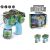 Electric 8 Holes Car Design Colorful Bubble Gun