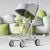 Premium Foldable M9 Baby Stroller Pocket Cart - Gray