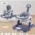 Multi-functional 3in1 Baby Monkey Musical Walker - Blue
