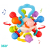 Huanger Premium Baby Rattle & Teether Grip Ball