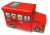 Kids School Bus Storage Box - Red