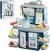 38Pcs DIY Mini Kitchen Play House Set - Blue