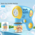 Electric Cute Colorful Bubble Gun With Lights