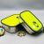1.1L Stainless Steel Dual Lunch Box - Green