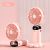 Rechargeable LED Digital Display Fan