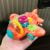 Kids Inertial Transparent Gear Small Airplane Toy - 1Pc