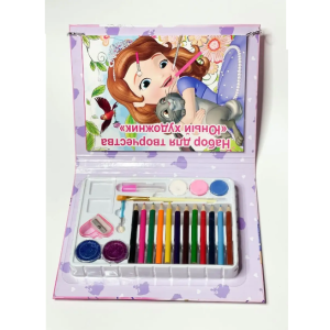Girls Book Shape Art Color Set - Assortment