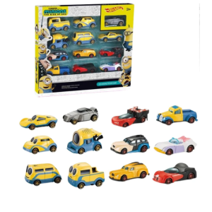 12Pcs Diecast Minions Model Cars Set