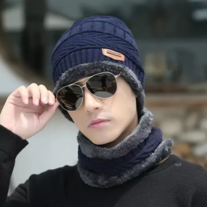 Premium Wool cap With Neck Wormer