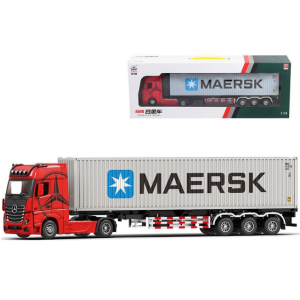 1:24 Diecast Metal Transport Container Truck