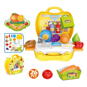 26Pcs Pretend Play Kids Fruit Suitacse