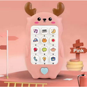 Kids Deer Design Puzzle Mobile Phone With Lights 