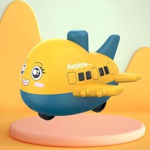 1Pc Mini Press & Go Airplane Toy