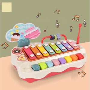2in1 Toddler Knocking Xylophone & Piano Toy