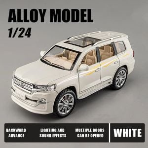 1:24 Diecast Land Cruiser LC200 Model Car