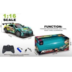 1:16 RC Illuminated Porsche Model With Lights