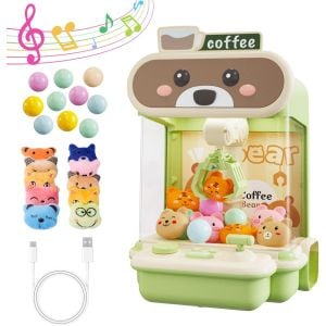 Kids Electric Coffee Bear Claw Machine