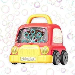 Electric Mini Car Automatic Colorful Bubble Machine