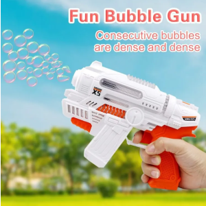 Battery Operated Colorful Bubble Gun With Light & Music
