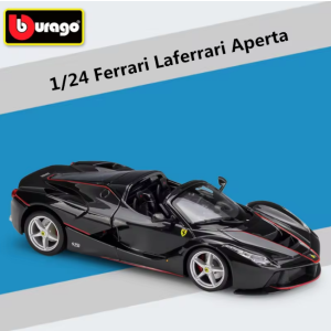 Bburago 1:24 Ferrari LaFerrari Aperta Model - Black