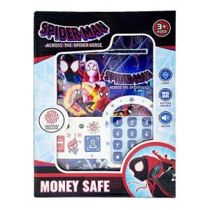 Spiderman Fingerprint & Swipe Card Unlock Piggy Bank
