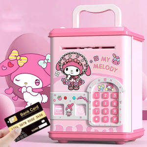 My Melody Fingerprint & Swipe Card Unlock Piggy Bank